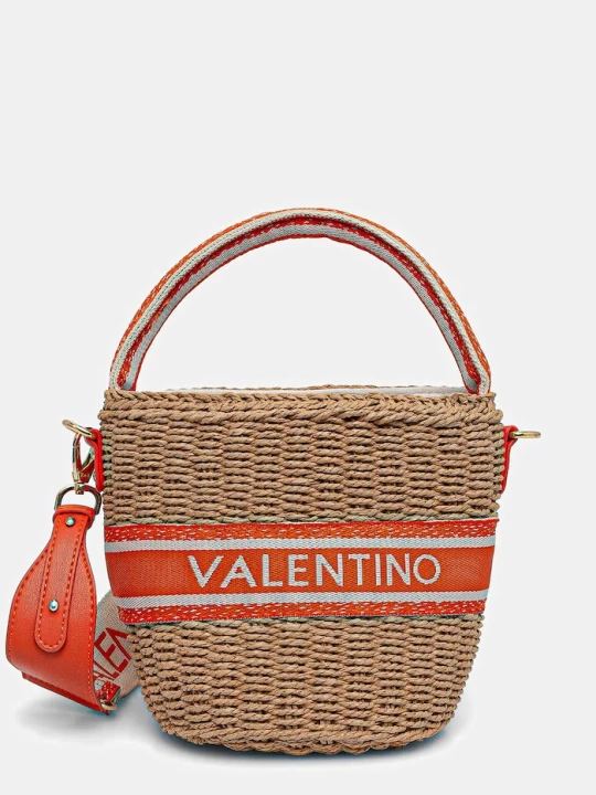 Zdjęcie produktu Valentino Bags torebka koszyk damska BOHO beżowy