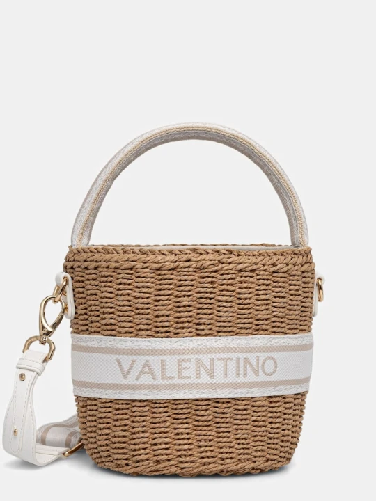 Zdjęcie produktu Valentino Bags torebka koszyk damska BOHO beżowy