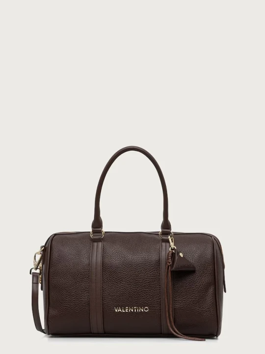 Zdjęcie produktu Valentino Bags torebka kuferek damska z imitacji skóry MAURY brązowy