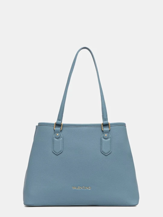 Zdjęcie produktu Valentino Bags torebka shopper damska z imitacji skóry niebieski
