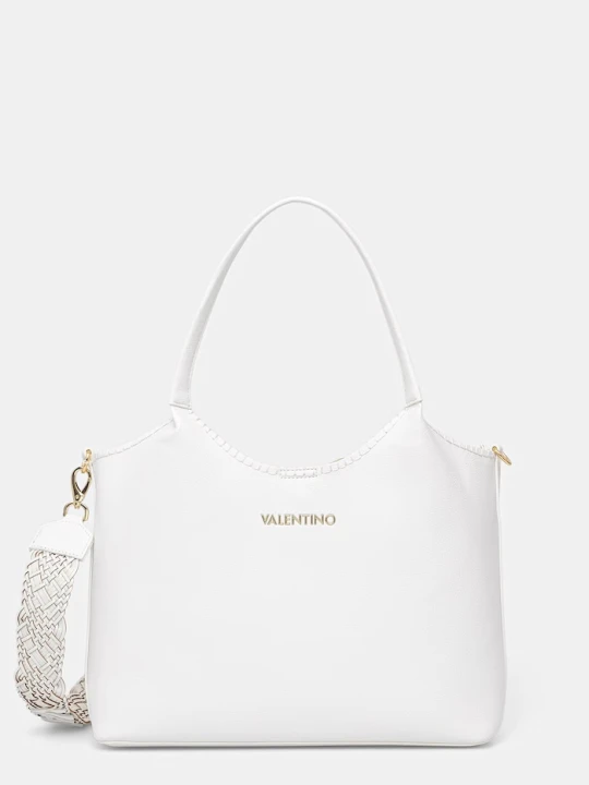 Zdjęcie produktu Valentino Bags torebka shopper damska z imitacji skóry ALEKSANDRA biały