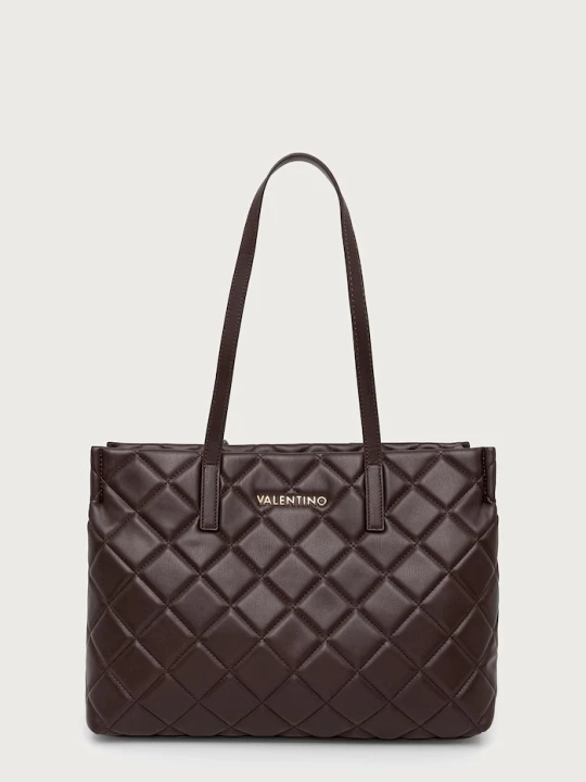 Zdjęcie produktu Valentino Bags torebka shopper damska z imitacji skóry brązowy