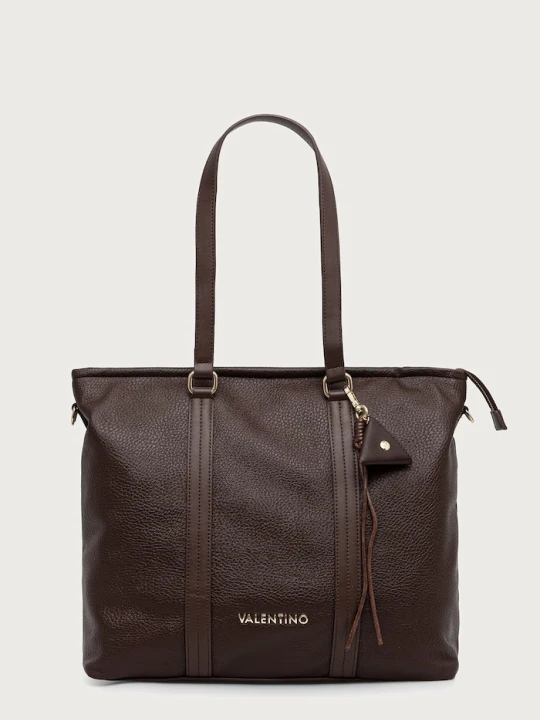 Zdjęcie produktu Valentino Bags torebka shopper damska z imitacji skóry MAURY brązowy