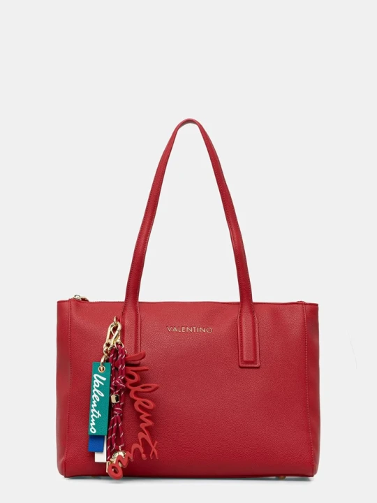 Zdjęcie produktu Valentino Bags torebka shopper damska z imitacji skóry RYTA RE czerwony