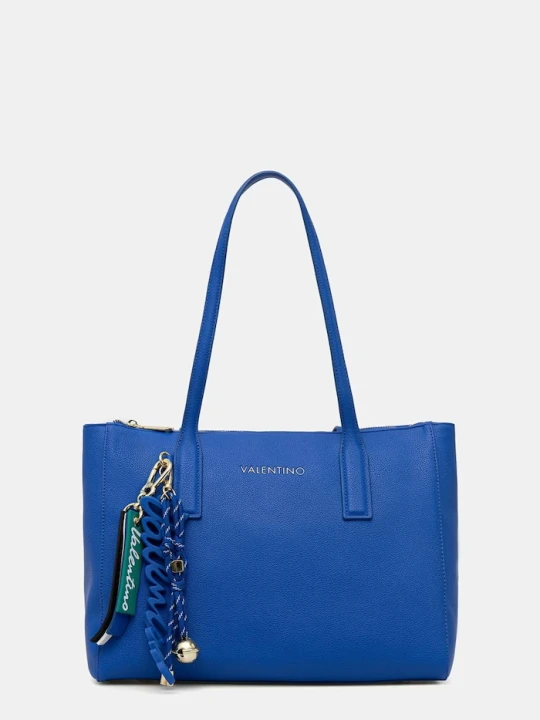 Zdjęcie produktu Valentino Bags torebka shopper damska z imitacji skóry RYTA RE niebieski