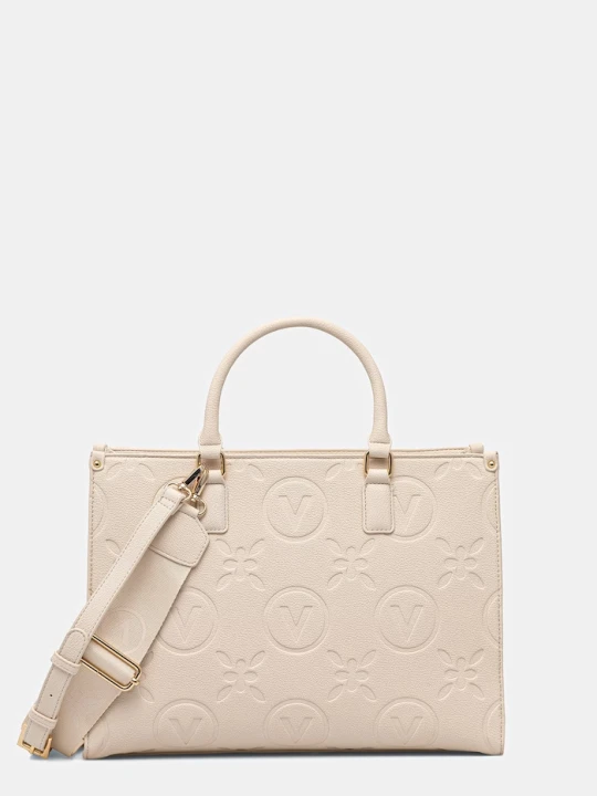 Zdjęcie produktu Valentino Bags torebka shopper damska z imitacji skóry SAMBA RE beżowy