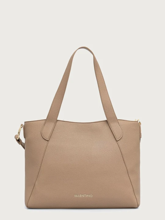Zdjęcie produktu Valentino Bags torebka shopper damska z imitacji skóry THAOE RE beżowy