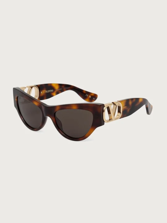 Zdjęcie produktu Valentino Eyewear okulary przeciwsłoneczne kocie oczy damskie brązowy