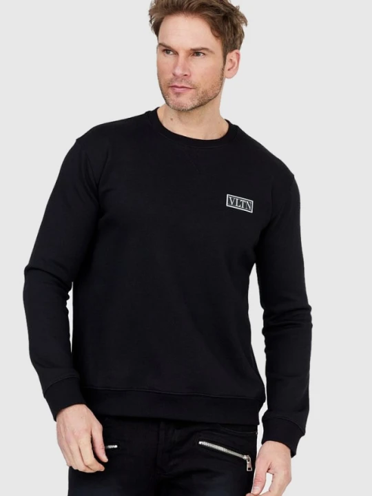 Zdjęcie produktu GARAVANI Czarna bluza męska z logo vltn, Rozmiar XXL Valentino