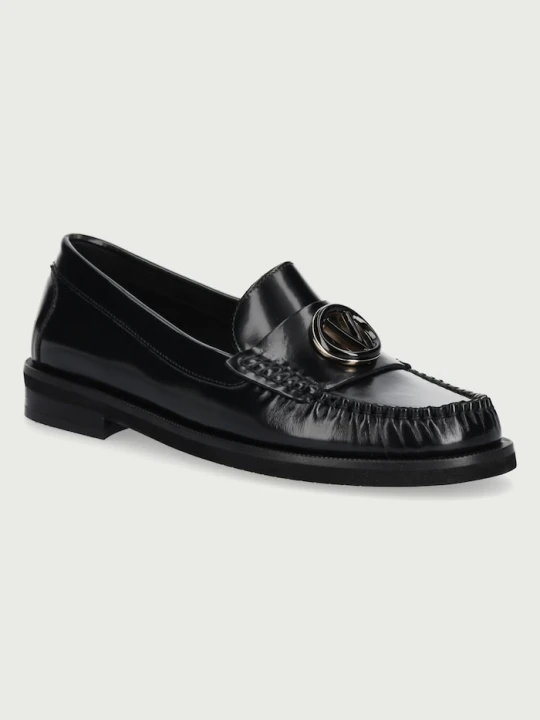 Zdjęcie produktu Valentino mokasyny damskie skórzane DRESS czarny