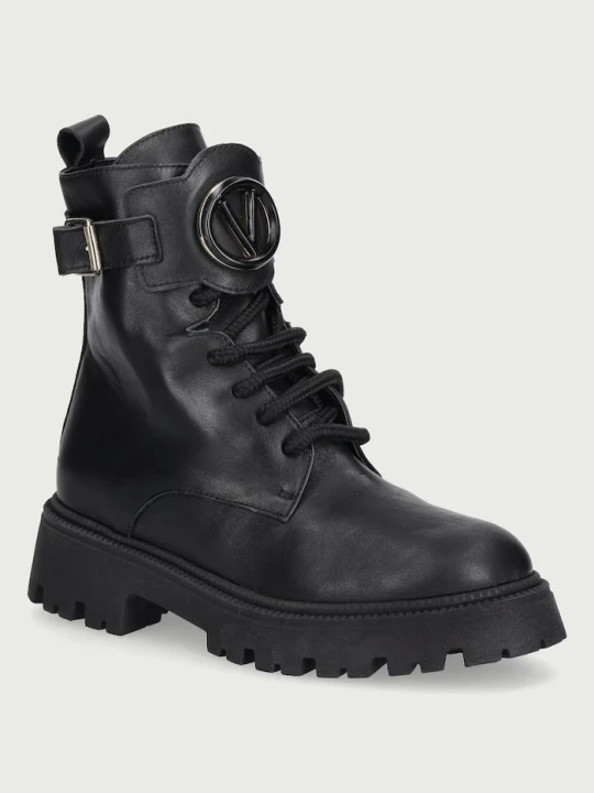 Zdjęcie produktu Valentino workery damskie skórzane DRESS czarny