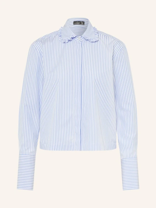 Zdjęcie produktu Van Laack Bluzka Vl-Poncys-w36fqs Z Falbankami blau