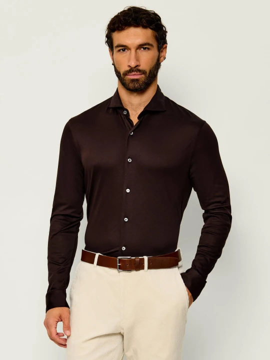 Zdjęcie produktu van Laack Koszula | Slim Fit brązowy