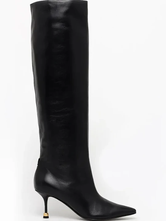 Zdjęcie produktu Vanda Novak kozaki skórzane Kaja Deep Black