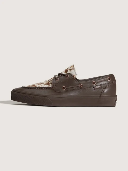 Zdjęcie produktu Vans 2-Eyelet Boat Shoe mokasyny damskie skórzane brązowy