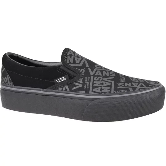 Zdjęcie produktu Vans 66 Classic Slip-On Platform VN0A3JEZWW0, Damskie, Czarne, trampki, tkanina, rozmiar: 36
