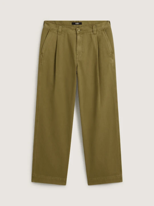 Zdjęcie produktu Vans - Authentic Chino Loose Wide Leg Pant Olive Brown, male, Beżowy
