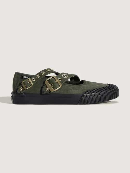 Zdjęcie produktu Vans baleriny zamszowe Mary Jane Straps zielony