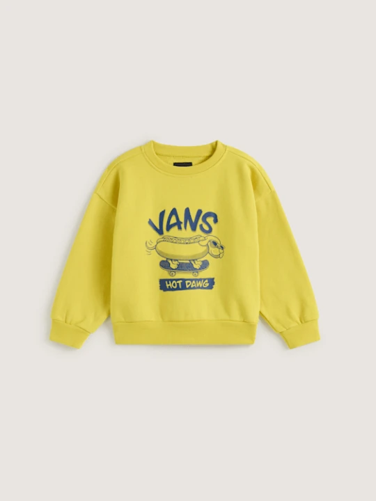 Zdjęcie produktu Vans - Bluza dziecięca Hot Dawg Crew (2-8 lat)unisex, Żółty