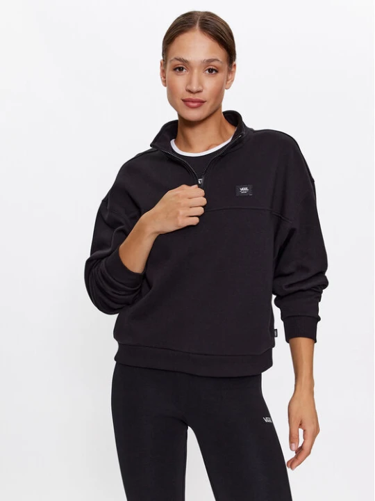 Zdjęcie produktu Vans Bluza Leighton Mock Neck Fleece VN000A5V Czarny Regular Fit