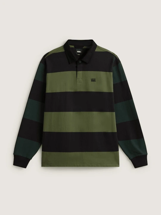 Zdjęcie produktu Vans - Bluza Ward Stripe Rugby Knit, Człowiek, Zielony
