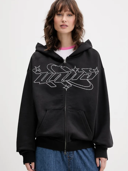 Zdjęcie produktu Vans bluza z kapturem damska bawełniana czarny