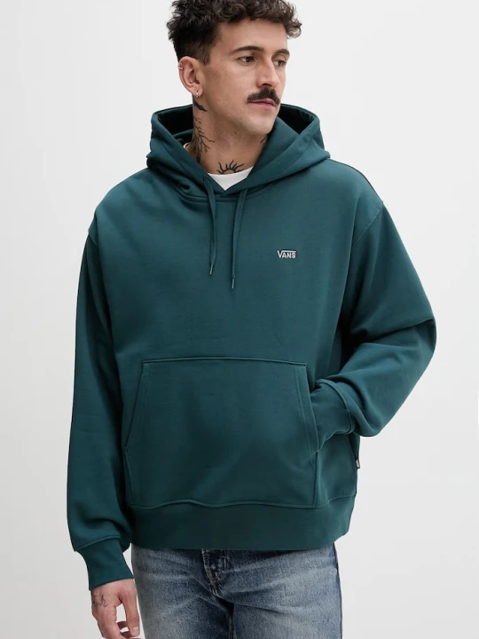 Zdjęcie produktu Vans bluza z kapturem męska bawełniana turkusowy