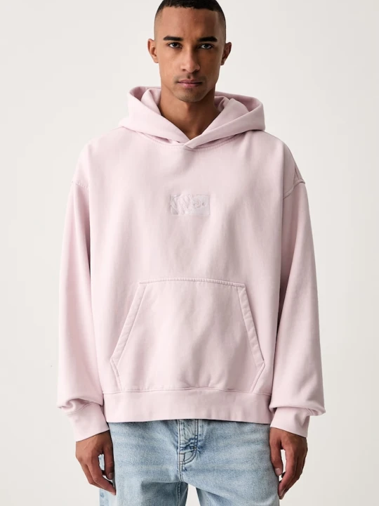 Zdjęcie produktu Vans bluza z kapturem męska z bawełną PREMIUM różowy