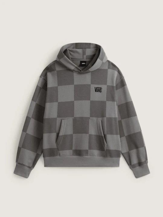 Zdjęcie produktu Vans - Bluza z kapturem Stretch Logo Checkerboard Pullover, male, Szary