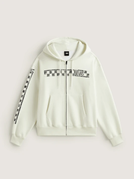 Zdjęcie produktu Vans - Bluza z kapturem Vans Racing Full Zip, male, Biały