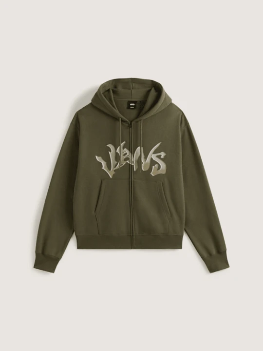 Zdjęcie produktu Vans - Bluza z kapturem Wild Circle Full Zip Pullover, male, Zielony