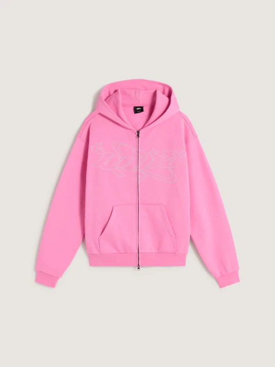 Zdjęcie produktu Vans - Bluza z kapturem Y2K Star Zip Pullover, female, Różowy