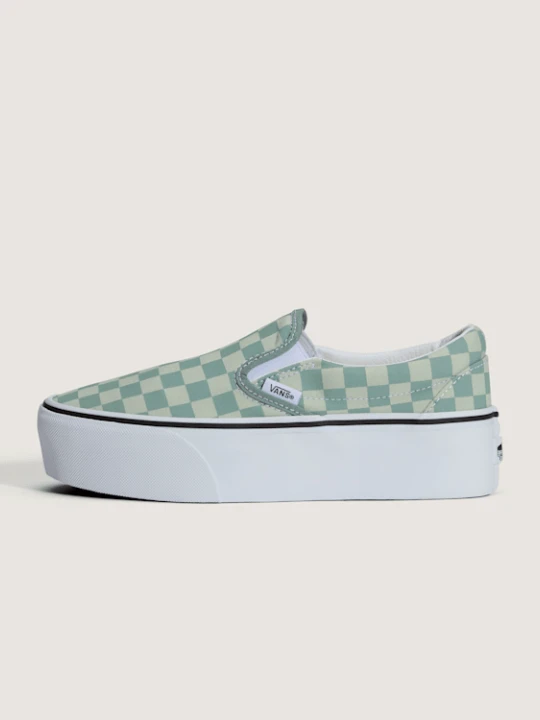 Zdjęcie produktu Vans - Buty Classic Slip-On Platform, male, Zielony