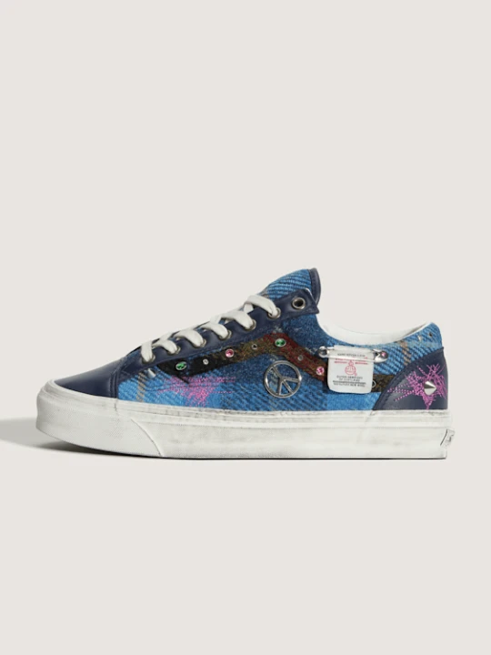 Zdjęcie produktu Vans - Buty Premium Old Skool 36 Harris Tweed®, male, Niebieski