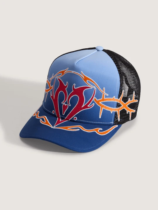 Zdjęcie produktu Vans - Czapka Premium Dayana Tribal Trucker, male, Niebieski