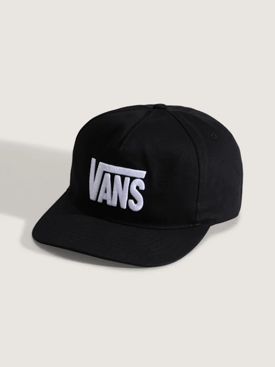 Zdjęcie produktu Vans - Czapka z daszkiem Stretch Logo Snapback, male, Czarny, Size: Jeden Rozmiar