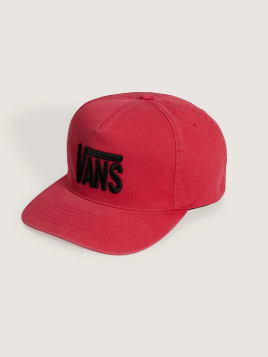 Zdjęcie produktu Vans - Czapka z daszkiem Stretch Logo Snapback, male, Różowy, Size: Jeden Rozmiar
