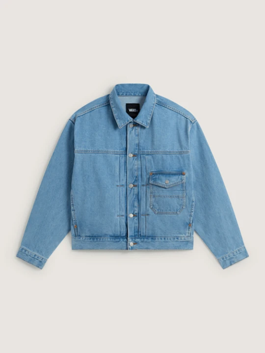 Zdjęcie produktu Vans - Denim Trucker Jacket LIGHT STONEWASH, male, Niebieski