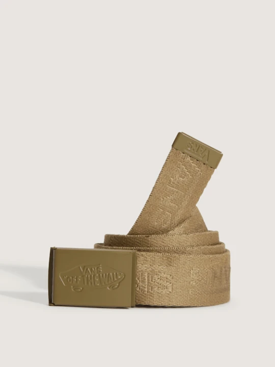 Zdjęcie produktu Vans - Drop V Web Belt Olive Brown, male, Beżowy