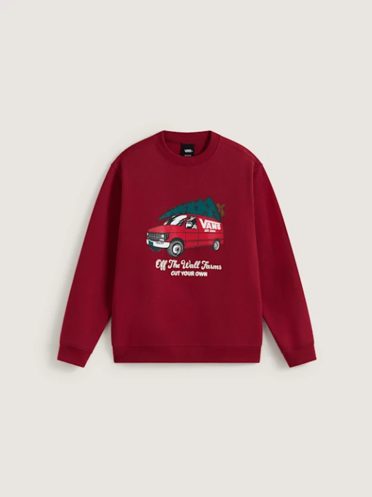 Zdjęcie produktu Vans - Dziecięca bluza Cut Your Own Crew (8-14 lat)unisex, Bordowy