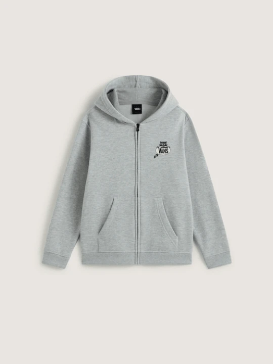 Zdjęcie produktu Vans - Dziecięca bluza z kapturem na zamek Dumpster Raccoon (8-14 lat)unisex, Szary