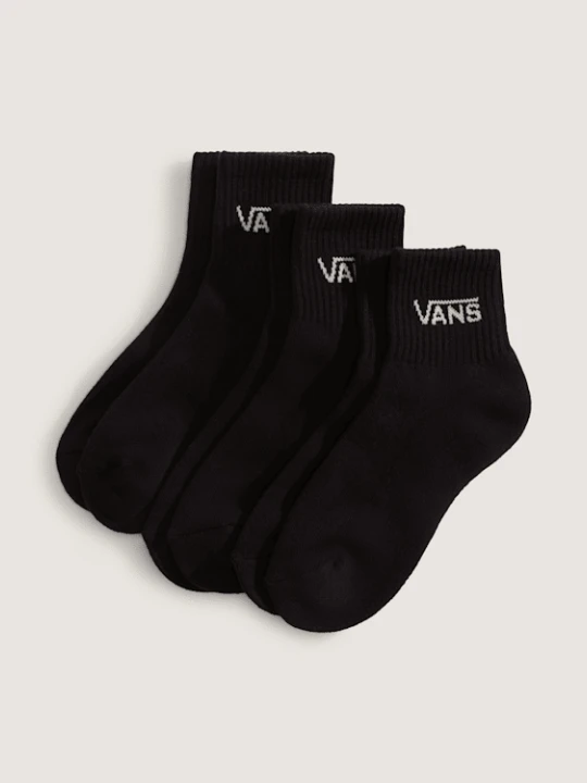 Zdjęcie produktu Vans - Dziecięce skarpety Classic Half Crew (3 pary)unisex, Czarny, Size: XS (31-34)
