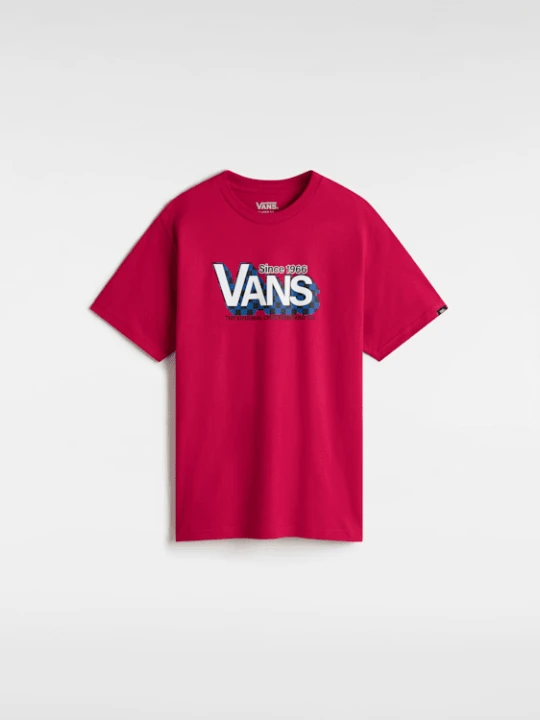Zdjęcie produktu Vans - Dziecięcy T-shirt Checker Drop (8-14 lat)unisex, Różowy
