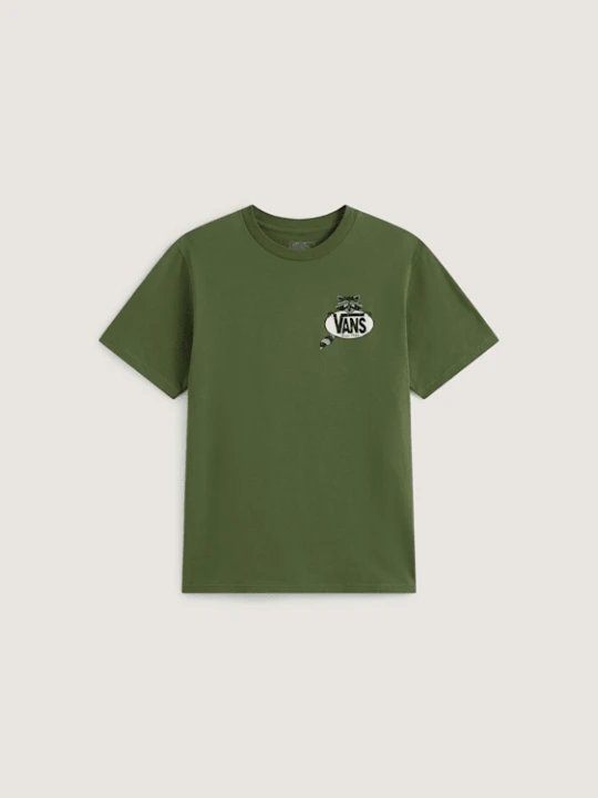 Zdjęcie produktu Vans - Dziecięcy T-shirt Dumpster Raccoon (8-14 lat)unisex, Zielony
