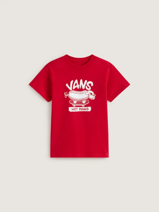Zdjęcie produktu Vans - Dziecięcy T-shirt Hot Dawg (2-8 lat)unisex, Czerwony