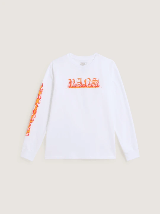 Zdjęcie produktu Vans - Dziecięcy T-shirt Vans Inferno (8–14 lat)unisex, Biały