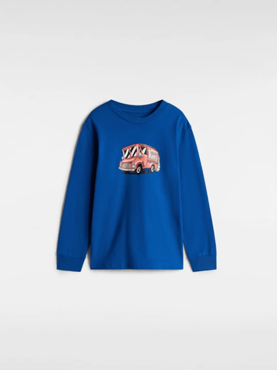 Zdjęcie produktu Vans - Dziecięcy T-shirt z długim rękawem Free Shipping (2-8 lat)unisex, Niebieski