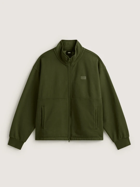 Zdjęcie produktu Vans - Full Zip Mock Neck Fleece Green Balsam, Człowiek, Zielony