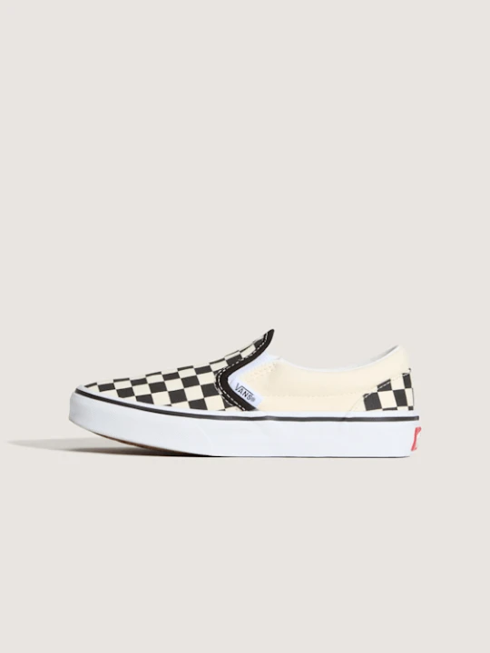 Zdjęcie produktu Vans - Kids Checkerboard Classic Slip-On Shoes (4-8 lat)unisex, Czarny