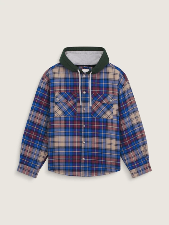 Zdjęcie produktu Vans - Koszula z kapturem VANSZA Flannel, female, Niebieski